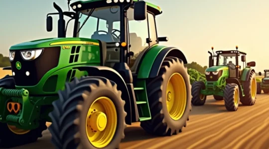 modern tractors